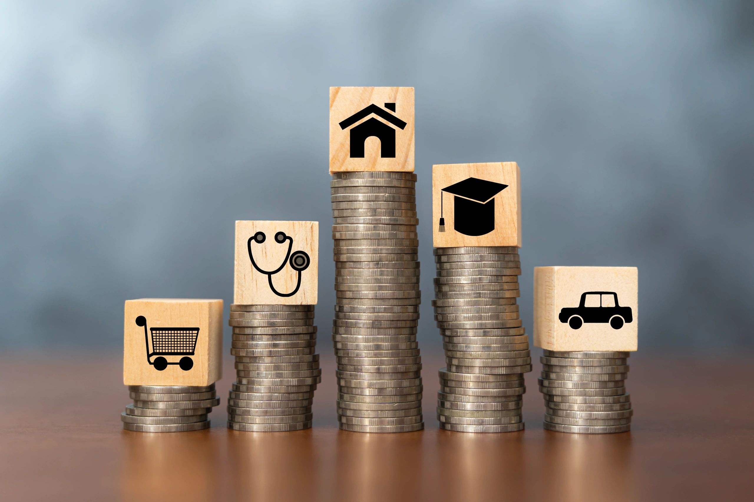 Financial planning and money allocation for investments.